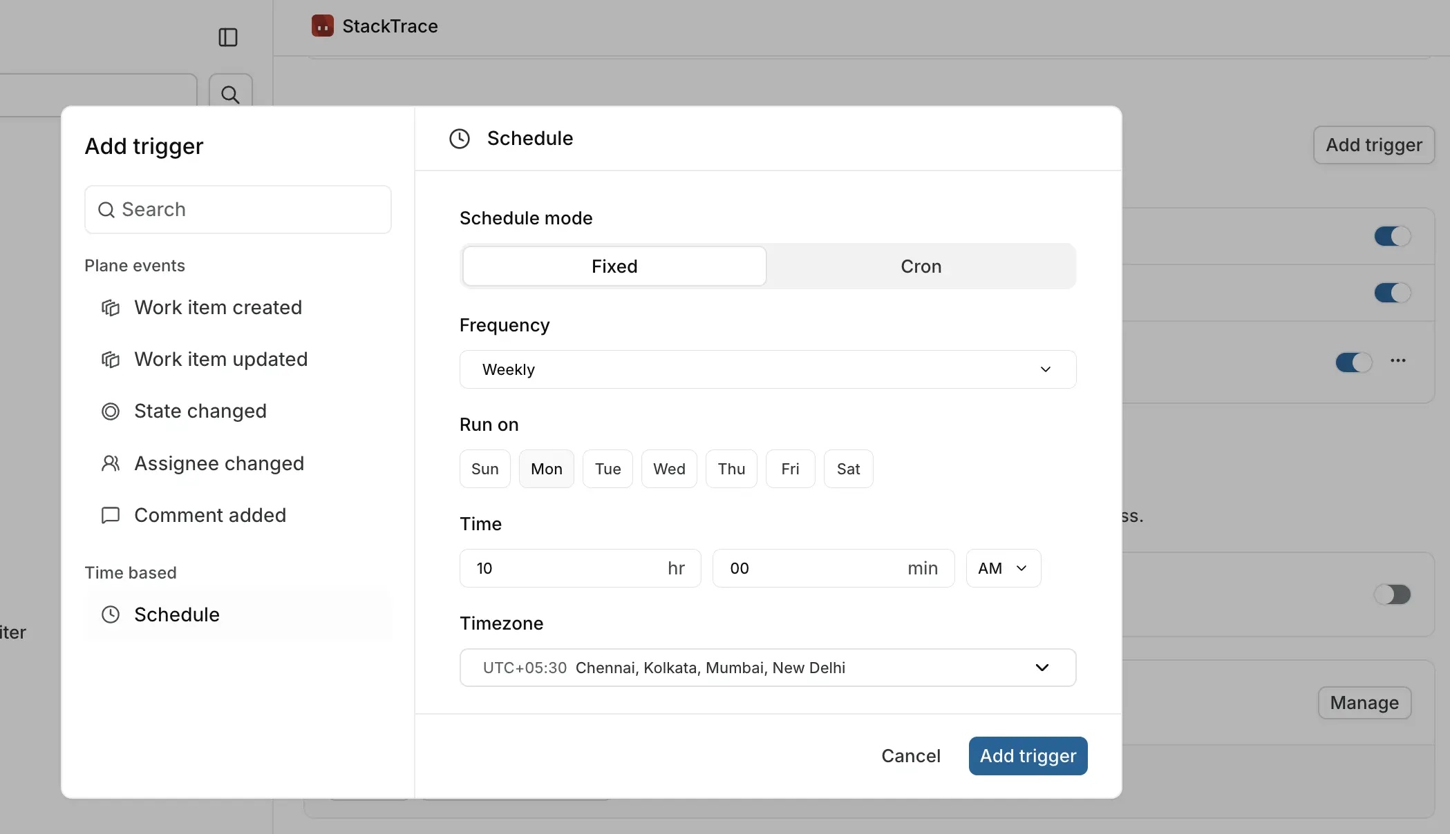 The schedule configuration set to Daily at 9:00 AM