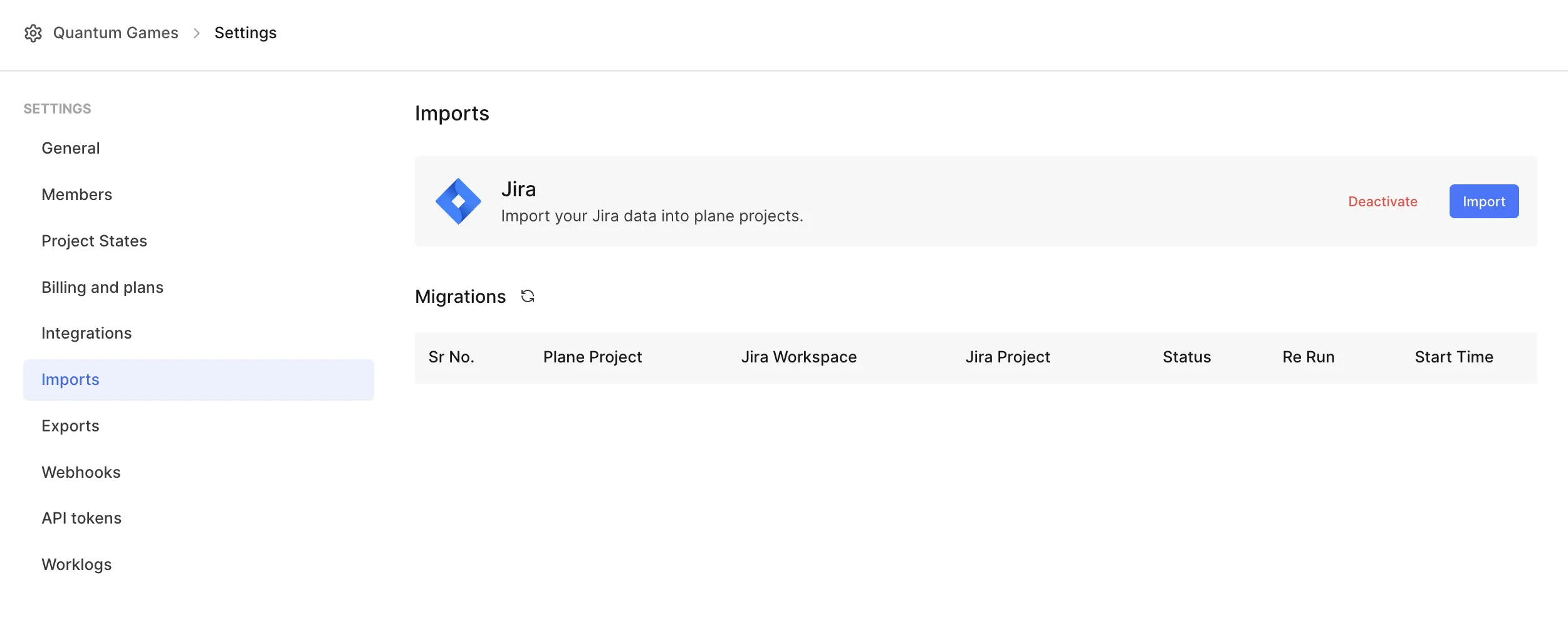 Import Jira