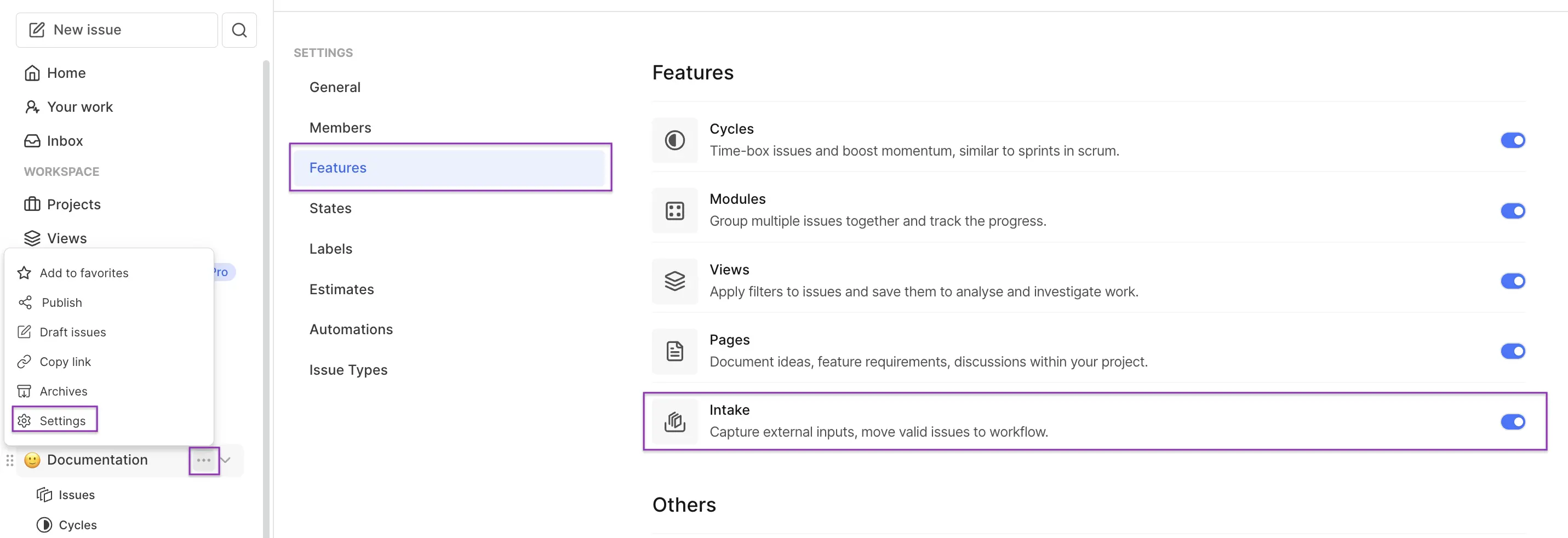 enable-intake-feature