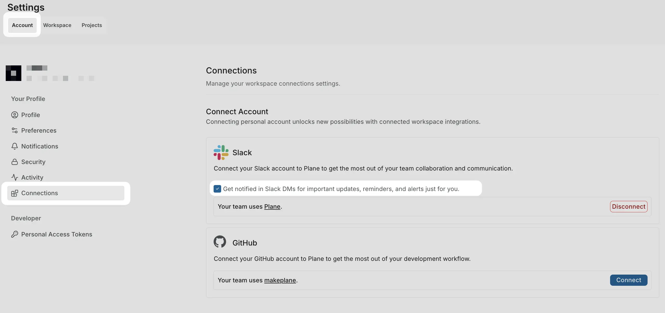 Enable DM notifications