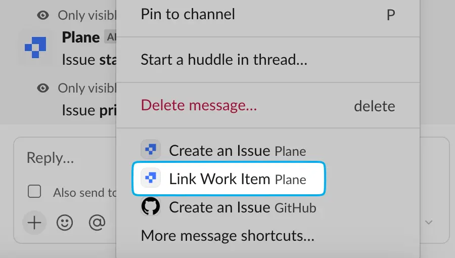 Link Work Item