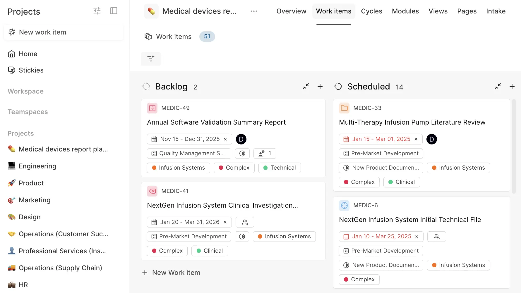 Horizontal navigation bar
